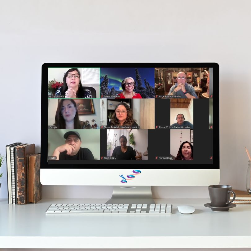 Mujer realizando una sesión de respiración consciente